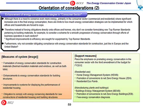Orientation of considerations (2)