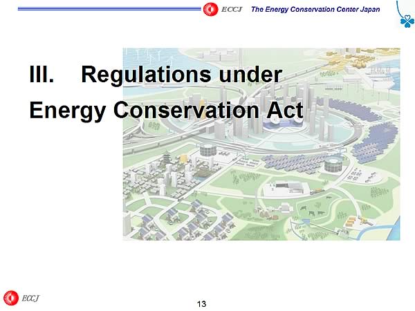 III. Regulations under Energy Conservation Act