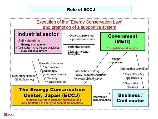 Role of ECCJ