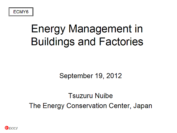Energy Management in Buildings and Factories