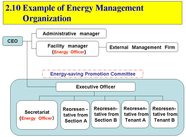 Example of Energy Management Organization