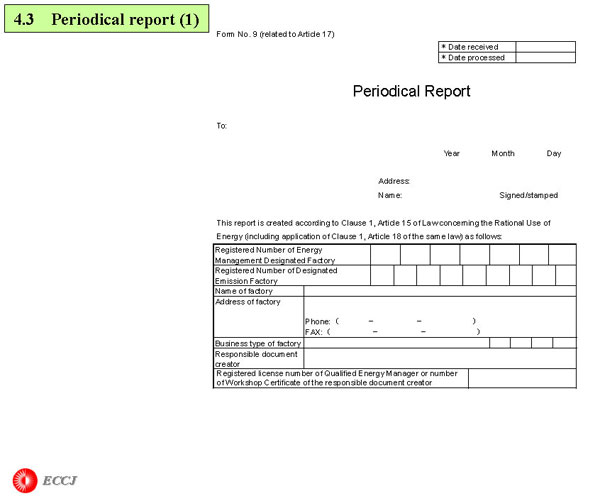 Periodical report (1)