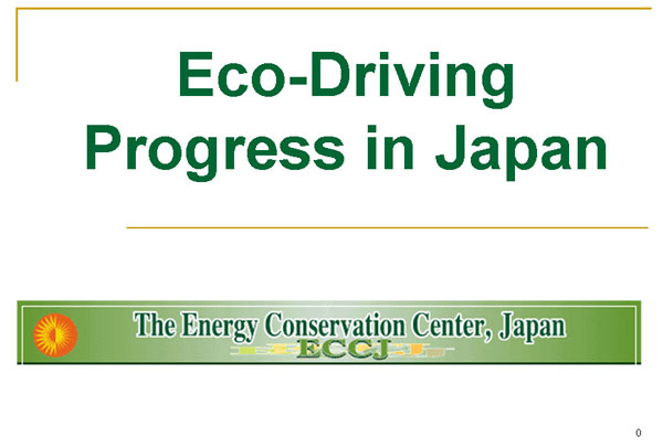 Eco-Driving Progress in Japan