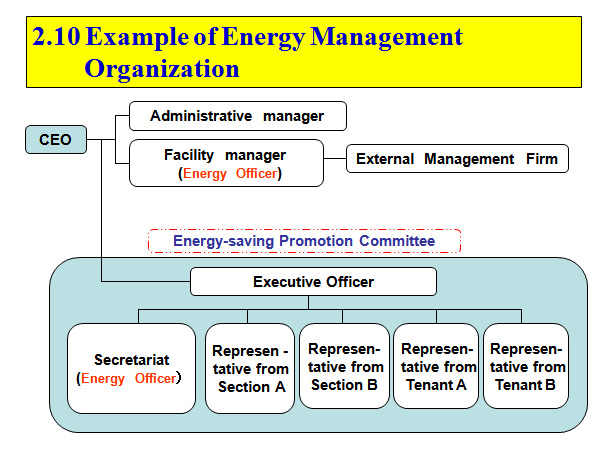 Example of Energy Management Organization
