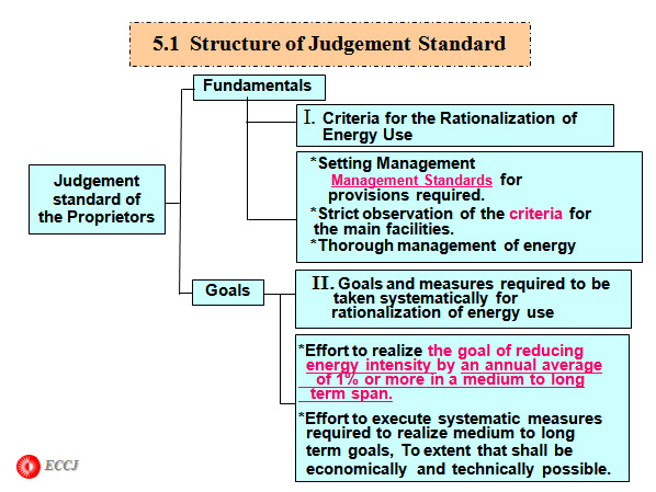 5.1  Structure of Judgement Standard