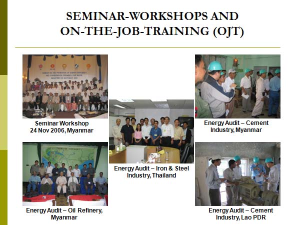 SEMINAR-WORKSHOPS AND ON-THE-JOB-TRAINING (OJT)