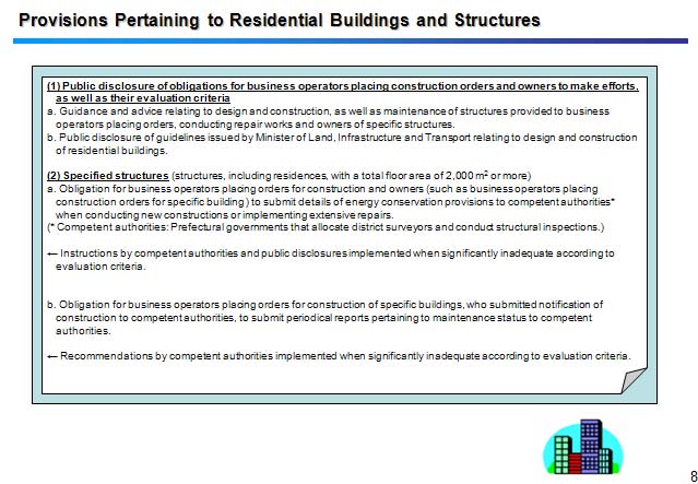   Provisions Pertaining to Residential Buildings and Structures