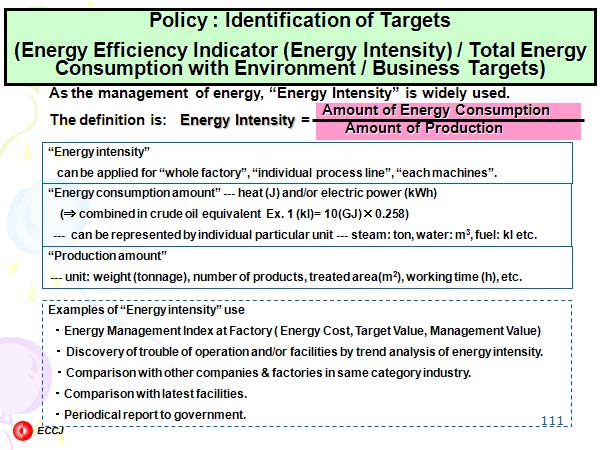Policy : Identification of Targets