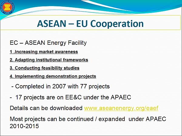 ASEAN  EU Cooperation