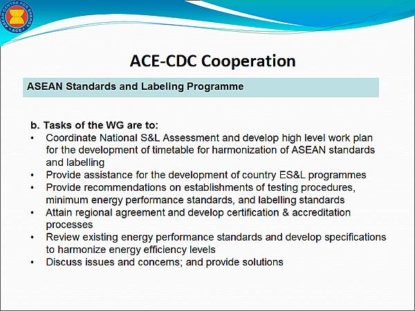 ACE-CDC Cooperation
