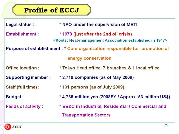 Profile of ECCJ
