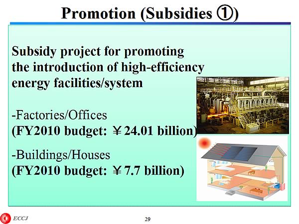 Promotion (Subsidies 1)