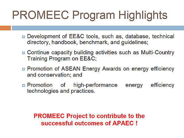 PROMEEC Program Highlights