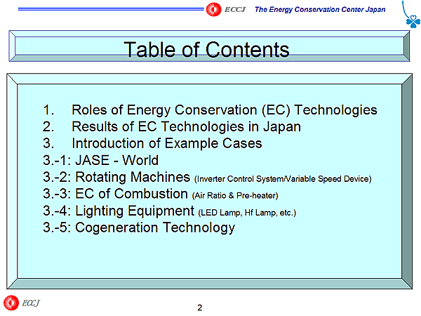 Table of Contents