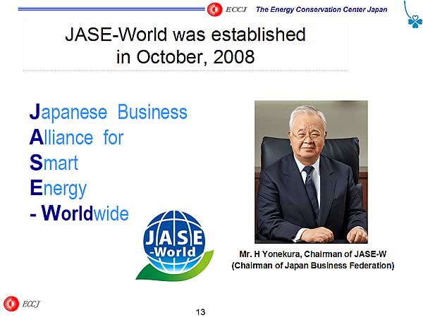 JASE-World was established  in October, 2008 