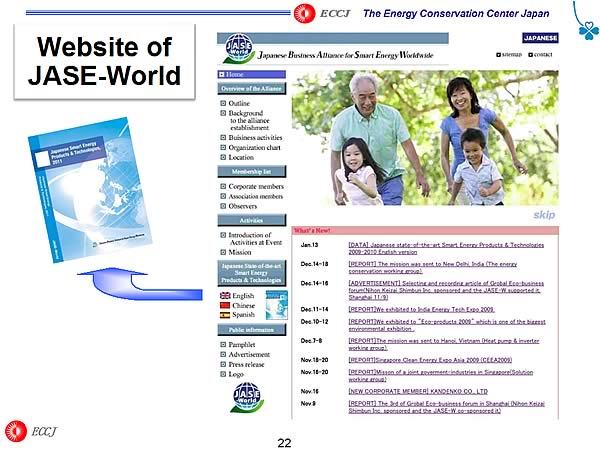 Website of JASE-World