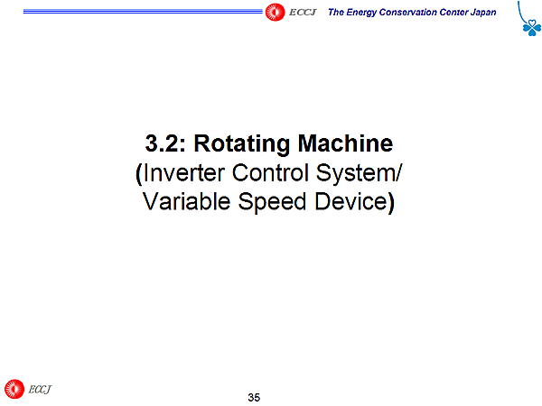 3.2: Rotating Machine (Inverter Control System/ Variable Speed Device)