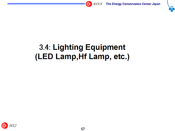 3.4: Lighting Equipment  (LED Lamp,Hf Lamp, etc.)