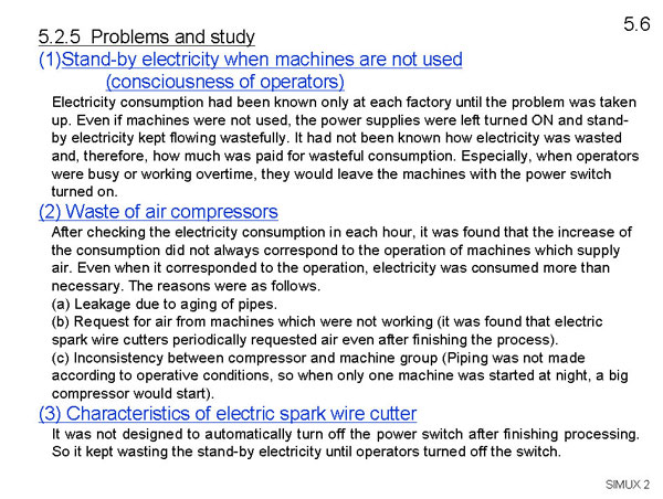 5.2.5  Problems and study 