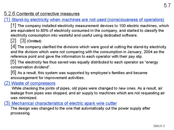 5.2.6 Contents of corrective measures 