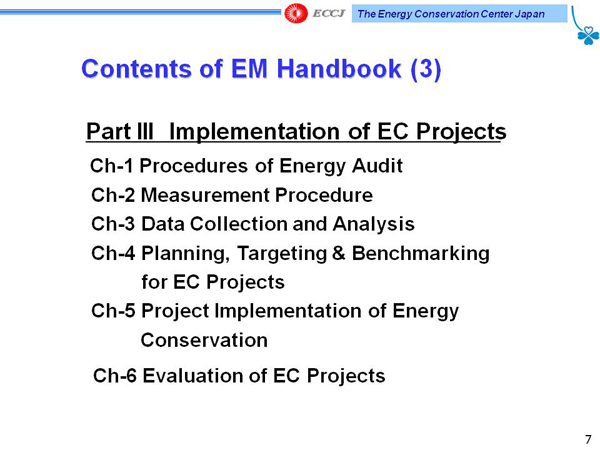 Contents of EM Handbook (3)