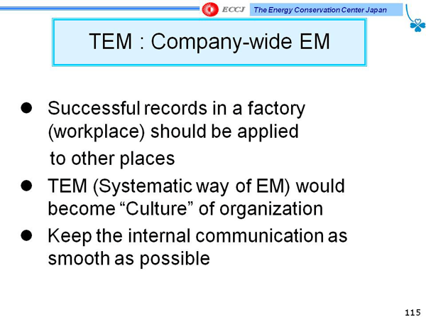 TEM: Company-wide EM