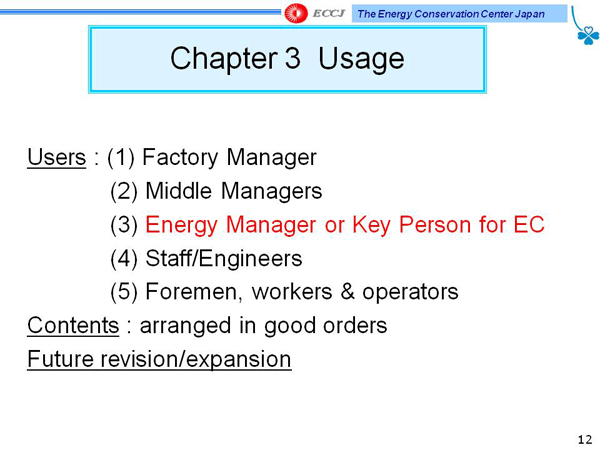 Chapter 3 Usage