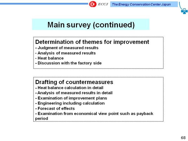 Main survey (continued)