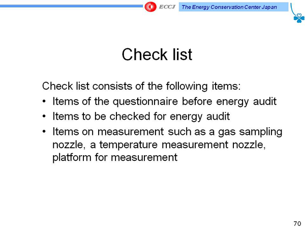 Check list