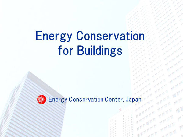 Energy Conservation for Buildings