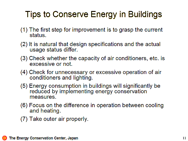 Tips to Conserve Energy in Buildings