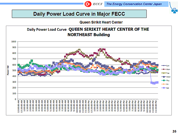 Daily Power Load Curve in Major FECC
