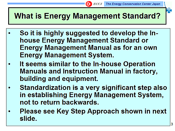 What is Energy Management Standard?