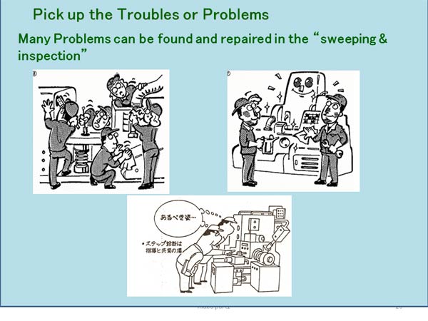 Pick up the Troubles or Problems