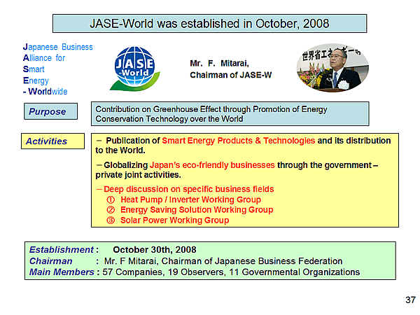 JASE-World was established in October, 2008