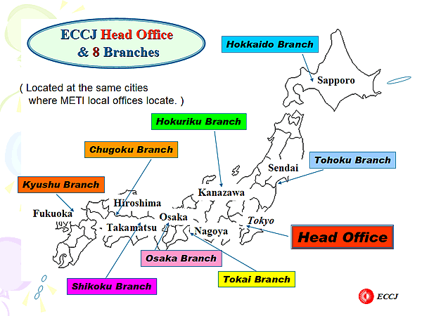 ECCJ Head Office & 8 Branches