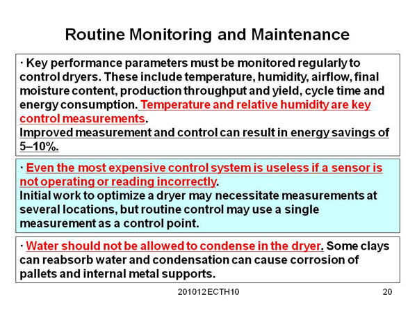 Routine Monitoring and Maintenance
