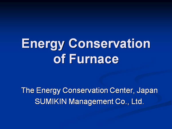 Energy Conservation of Furnace