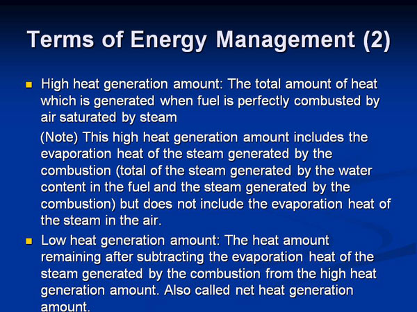 Terms of Energy Management (2)