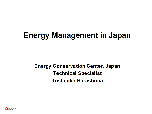 Energy Management in Japan