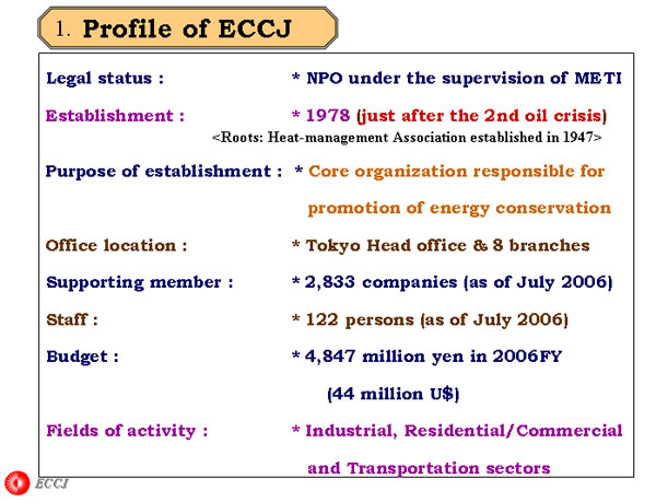 Profile of ECCJ