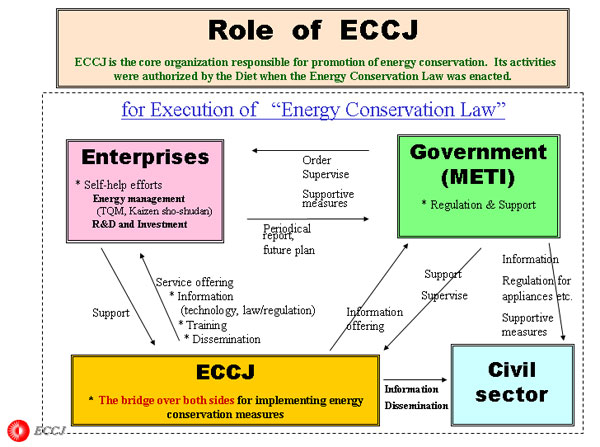 Role of ECCJ