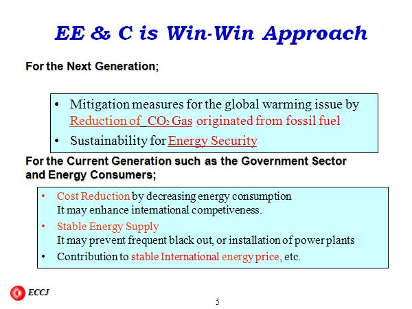 EE & C is Win-Win Approach