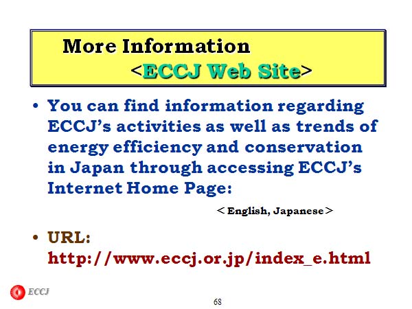 More Information <ECCJ Web Site>