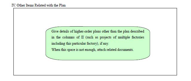 IV. Other Items Related with the Plan