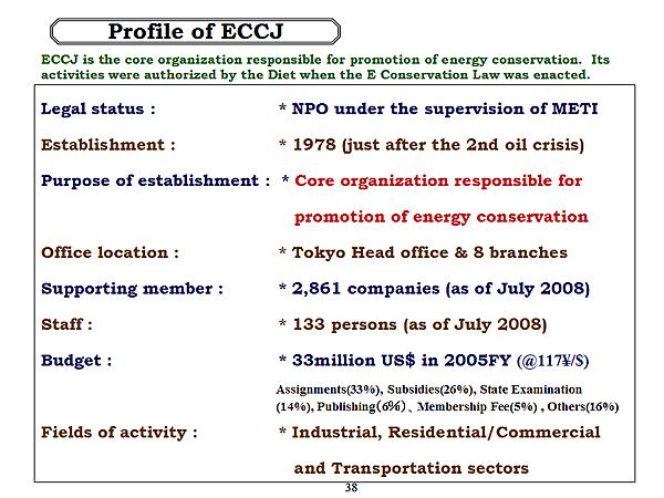 Profile of ECCJ