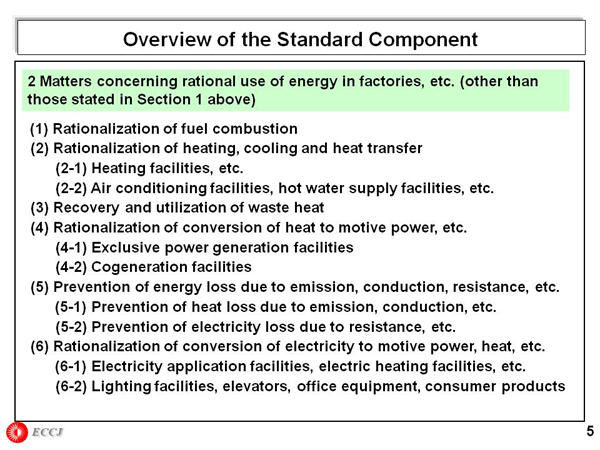 Overview of the Standard Component