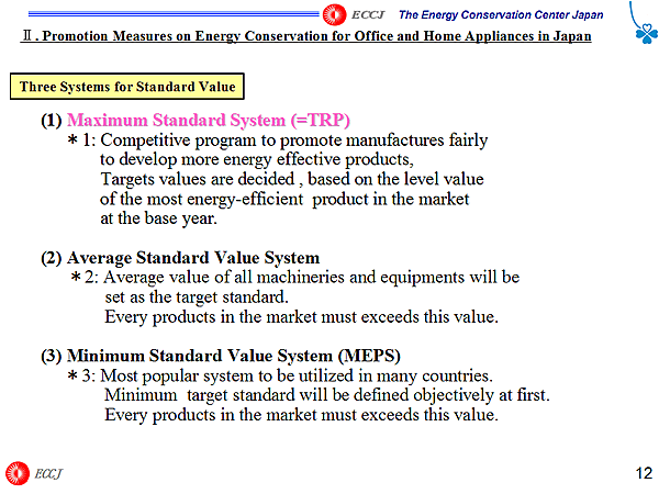 Three Systems for Standard Value