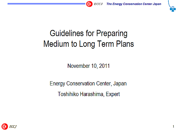 Guidelines for Preparing Medium to Long Term Plans