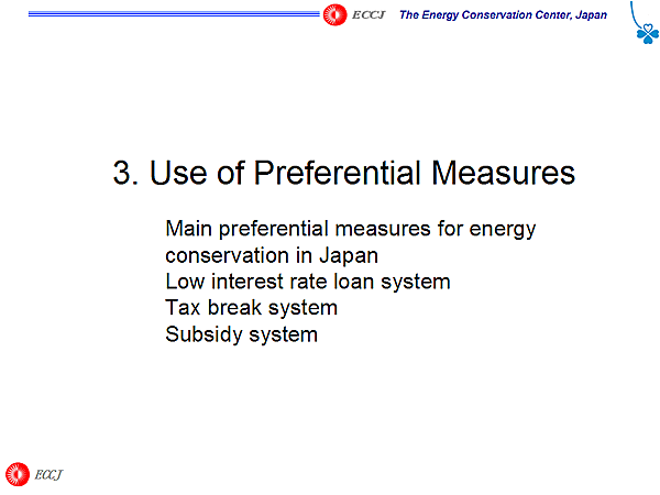 3. Use of Preferential Measures